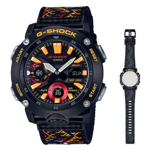 Японские наручные часы Casio G-SHOCK GA-2000BT-1AER с хронографом в SELA