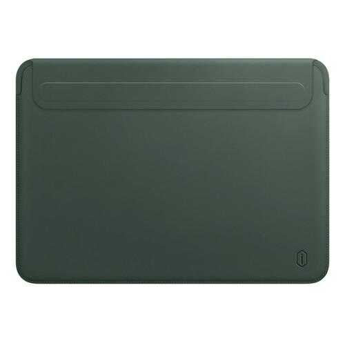 Чехол WIWU Skin New Pro 2 Leather Sleeve для MacBook Pro 13/Air 13 2018 Green в SELA