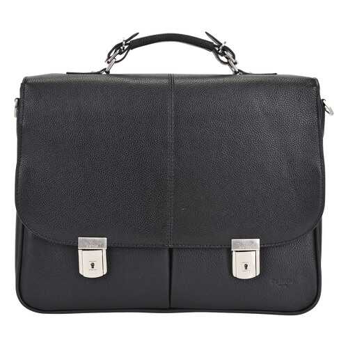 Портфель мужской кожаный Dr. Koffer B393160-02-04 черный в SELA