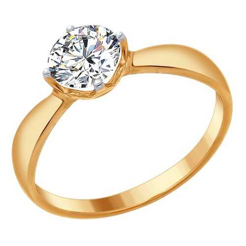 Кольцо женское SOKOLOV из серебра со Swarovski Zirconia 89010096 р.17 в SELA