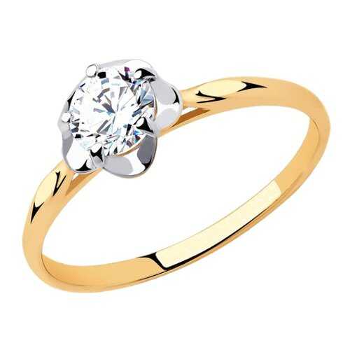 Кольцо женское SOKOLOV из золота со Swarovski Zirconia 81010453 р.16.5 в SELA