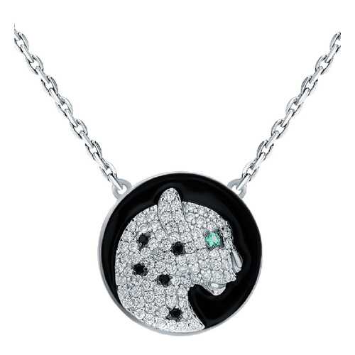 Колье женское серебряное SUNLIGHT S69126-H9W-01 с фианитом в SELA
