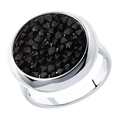 Серебряное кольцо женское с кристаллами Swarovski SOKOLOV 94012428 р.17.5 в SELA