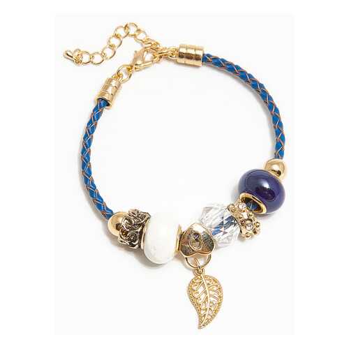 Браслет женский Asavi Jewel BR512018 золотистый/синий/белый в SELA