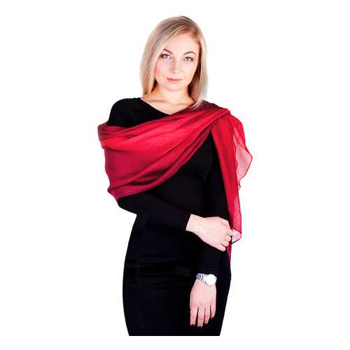 Палантин женский Le Motif Couture SMG02-4 красный в SELA