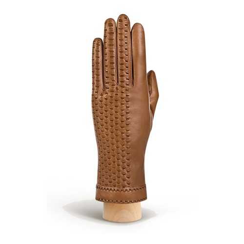 Перчатки женские Eleganzza F-HP0048 коричневые 6.5 в SELA