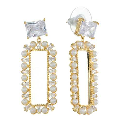 Серьги Corona Style B011E02117 золотистые в SELA