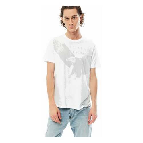 Футболка мужская Armani Exchange 3HZTAL ZJA5Z 1100 белая XL в SELA