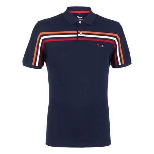 Футболка-поло мужская HARMONT&BLAINE LRD123020989 синяя XL в SELA