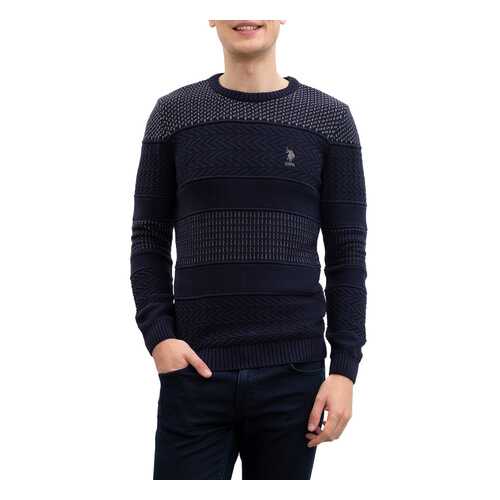 Джемпер мужской U.S. POLO Assn. G081SZ0TK0RUAR синий 2XS в SELA