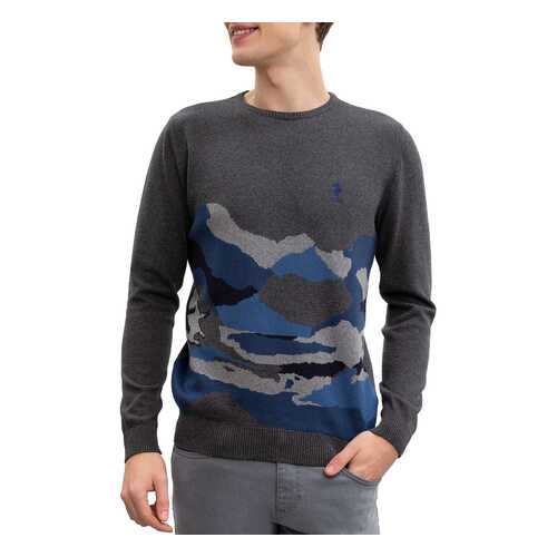 Джемпер мужской U.S. POLO Assn. G081SZ0TK0ZONA серый S в SELA
