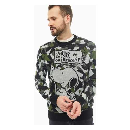 Джемпер мужской United Colors of Benetton 118WK1K16_901 серый M в SELA