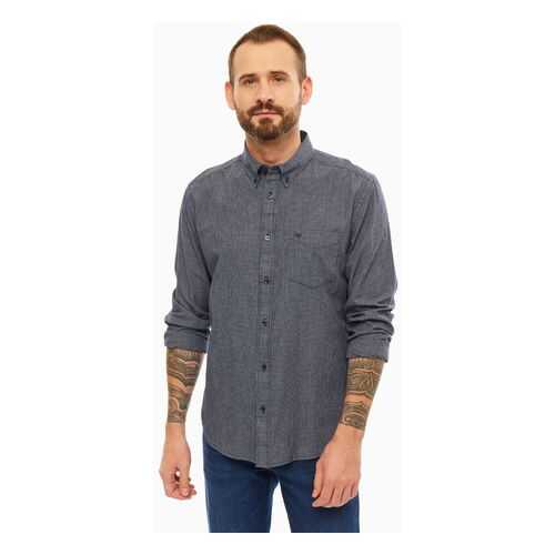 Рубашка мужская Wrangler синяя в SELA