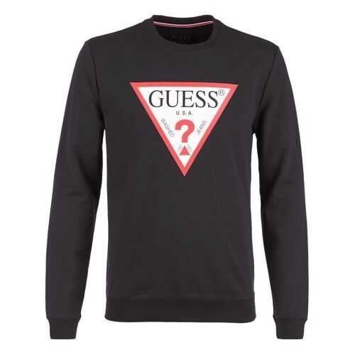 Свитшот мужской Guess M01Q37-K6ZS0 черный XL в SELA