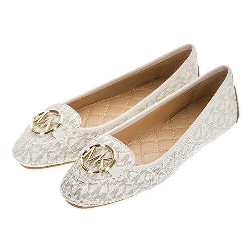 Балетки женские Michael Kors 40R9LIFP3B 150 бежевые 7.5 US в SELA