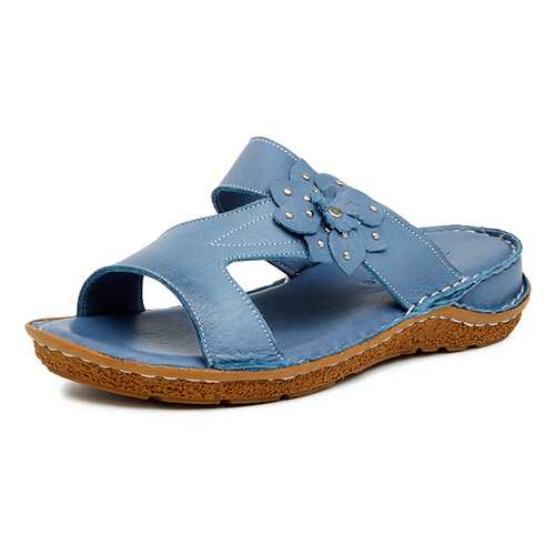 Шлепанцы женские Alessio Nesca Comfort 710018219 голубые 41 RU в SELA