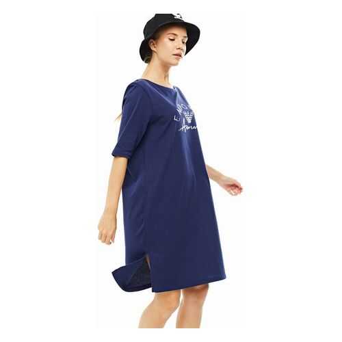 Домашнее платье женское Emporio Armani 164333 0P291 15434 синее XS в SELA