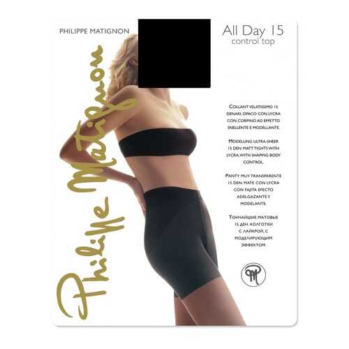Колготки ALL DAY 15 control top / Nero (Черный) / 3 (M) в SELA