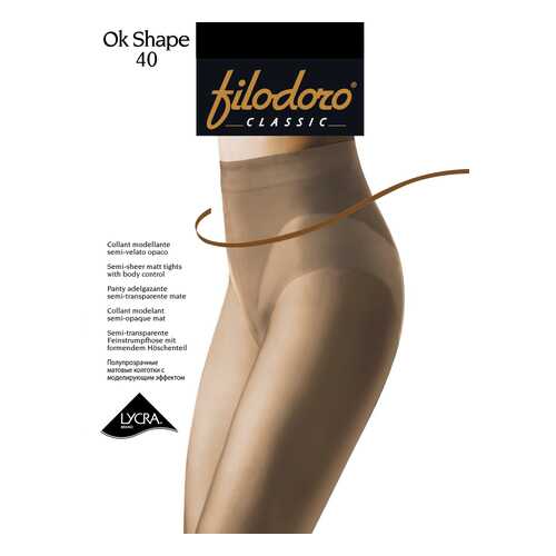 Колготки Filodoro Classic OK SHAPE 40/Nero/2 (S) в SELA