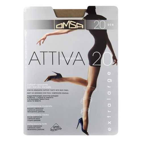 Колготки Omsa ATTIVA 20 XXL / Daino (Загар) / 6 (XXL) в SELA