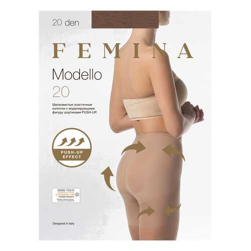 Колготки женские FEMINA MODELLO 20 легкий загар 4 (L) в SELA