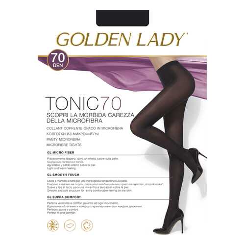 Колготки женские Golden Lady TONIC 70 черные 2 (S) в SELA