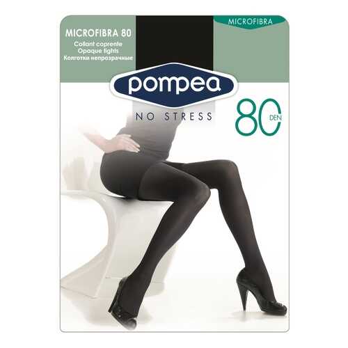 Колготки женские Pompea Microfibra 80 den черные 3 в SELA