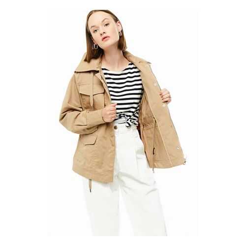 Куртка женская Tommy Hilfiger WW0WW27267 бежевая S в SELA