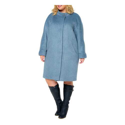 Пальто женское KR 7715 голубое 58 RU в SELA