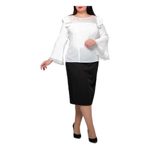 Блуза женская KR 4268 белая 60 RU в SELA