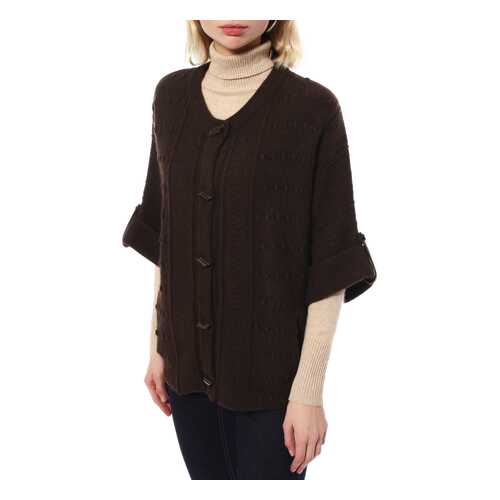 Кардиган женский Mir cashmere YWE16-005 коричневый 3XL в SELA