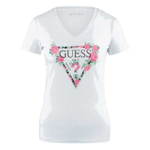 Футболка женская Guess W0YI85-J1300 белая S в SELA