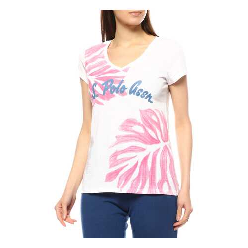 Футболка женская U.S. POLO Assn. G082GL0110GAZANI белая S в SELA
