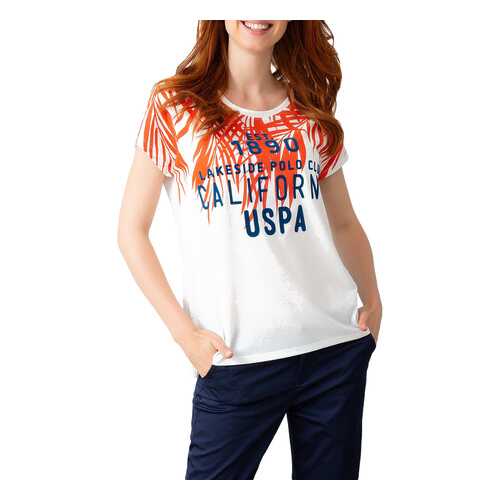 Футболка женская U.S. POLO Assn. G082SZ0110NATALI белая 2XS в SELA