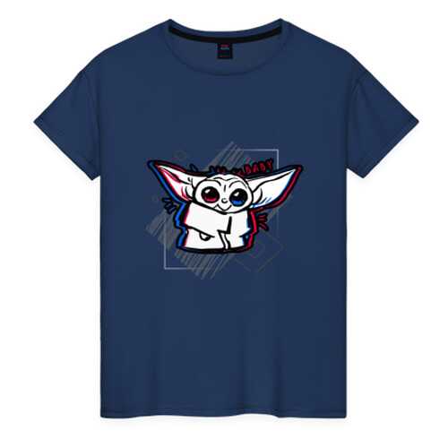 Футболка женская ВсеМайки 2147273 синяя XXXL в SELA
