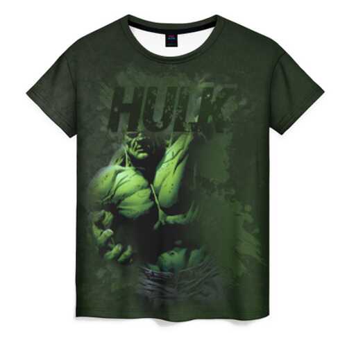 Футболка женская ВсеМайки Hulk comics зеленая 4XL в SELA