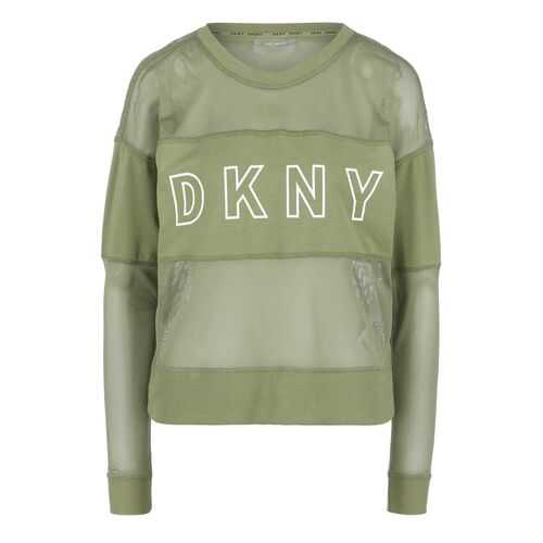 Лонгслив женский DKNY DP0T6177 хаки M в SELA