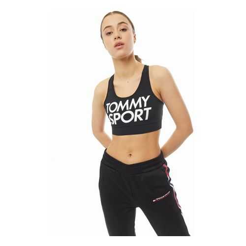 Топ женский Tommy Sport S10S100344 BEH черный XS в SELA