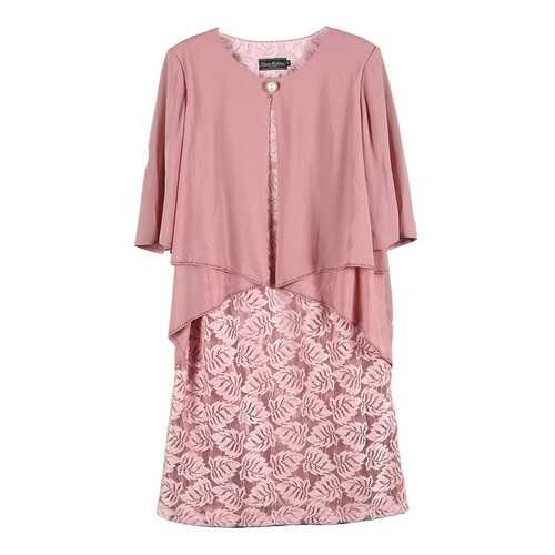 Платье женское Classic Fashion CD-1221-5N розовое 54 EU в SELA