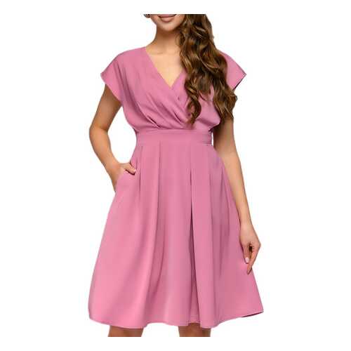 Платье женское D&M by 1001DRESS 0112001-30066PK розовое S в SELA