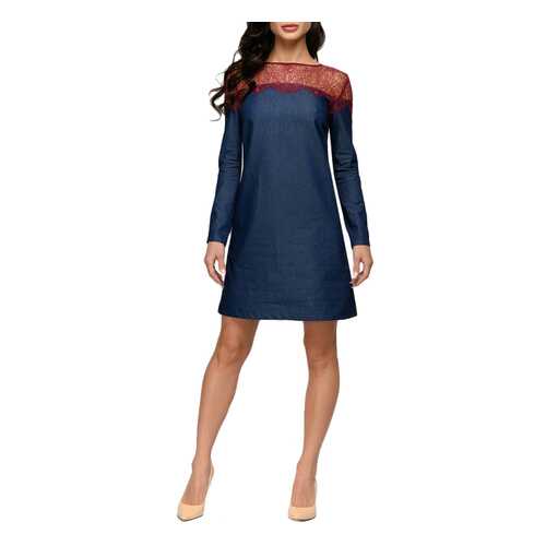 Платье женское D&M by 1001DRESS DM00881BL синее L в SELA