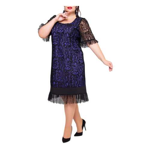 Платье женское KR 1576 фиолетовое 56 RU в SELA