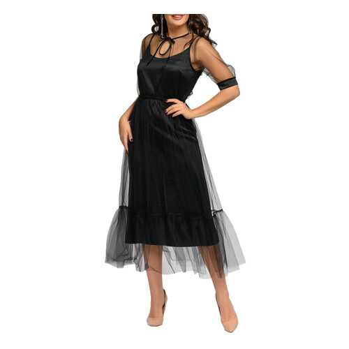 Вечернее платье женское D&M by 1001DRESS DM01734BB черное M в SELA